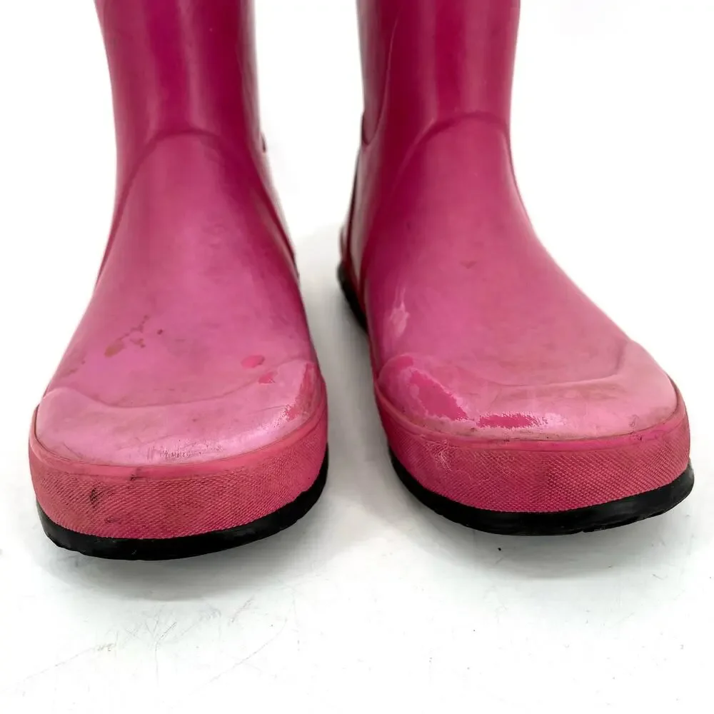 Bogs Youth 4 Tall Pink‎ Pull on Waterproof Rain Winter Boots